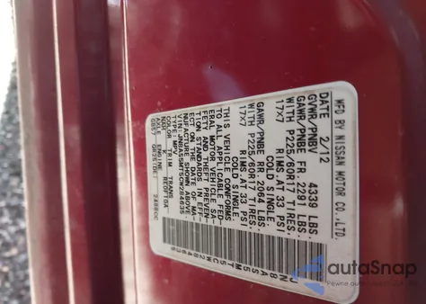 2012 Nissan Rogue Sv из США, поврежденный, VIN JN8AS5MT5CW284635